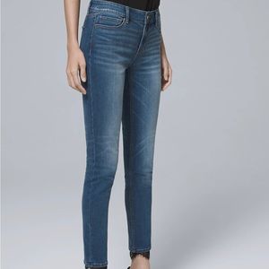 WHBM skinny jeans.